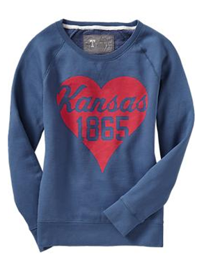 kansas sweatshirt